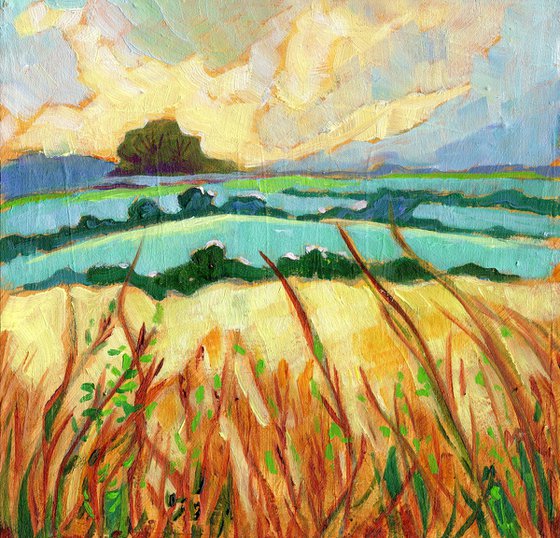 Landscape with Yellow Fields