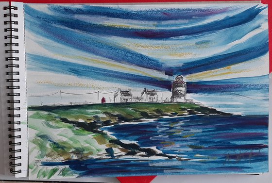 Dusk over Hook Head Lighthouse , Wexford Ireland