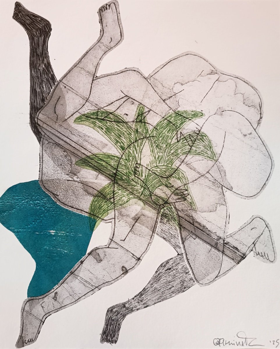 Illustrative Botanical Limited Edition Print By Isabellangela Germinario, 14 X 10, Lotta 2.1, Original Artwork