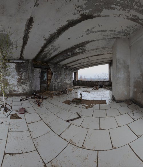 #40. Pripyat Hotel Polissya Top Floor 1 - XL size by Stanislav Vederskyi