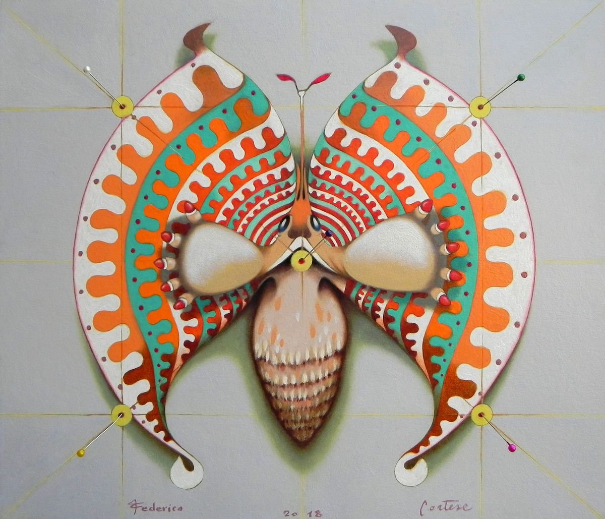 Circular butterfly by Federico Cortese