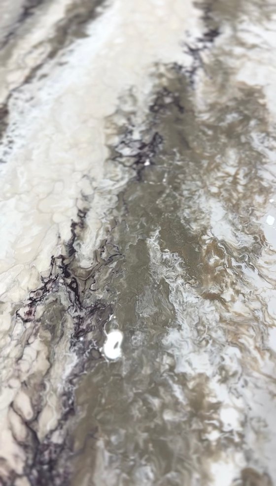 Diptych "Lithic Drift " second panel