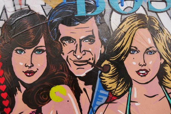 Bunnies 120cm x 120cm Hugh Hefner Urban Pop Art