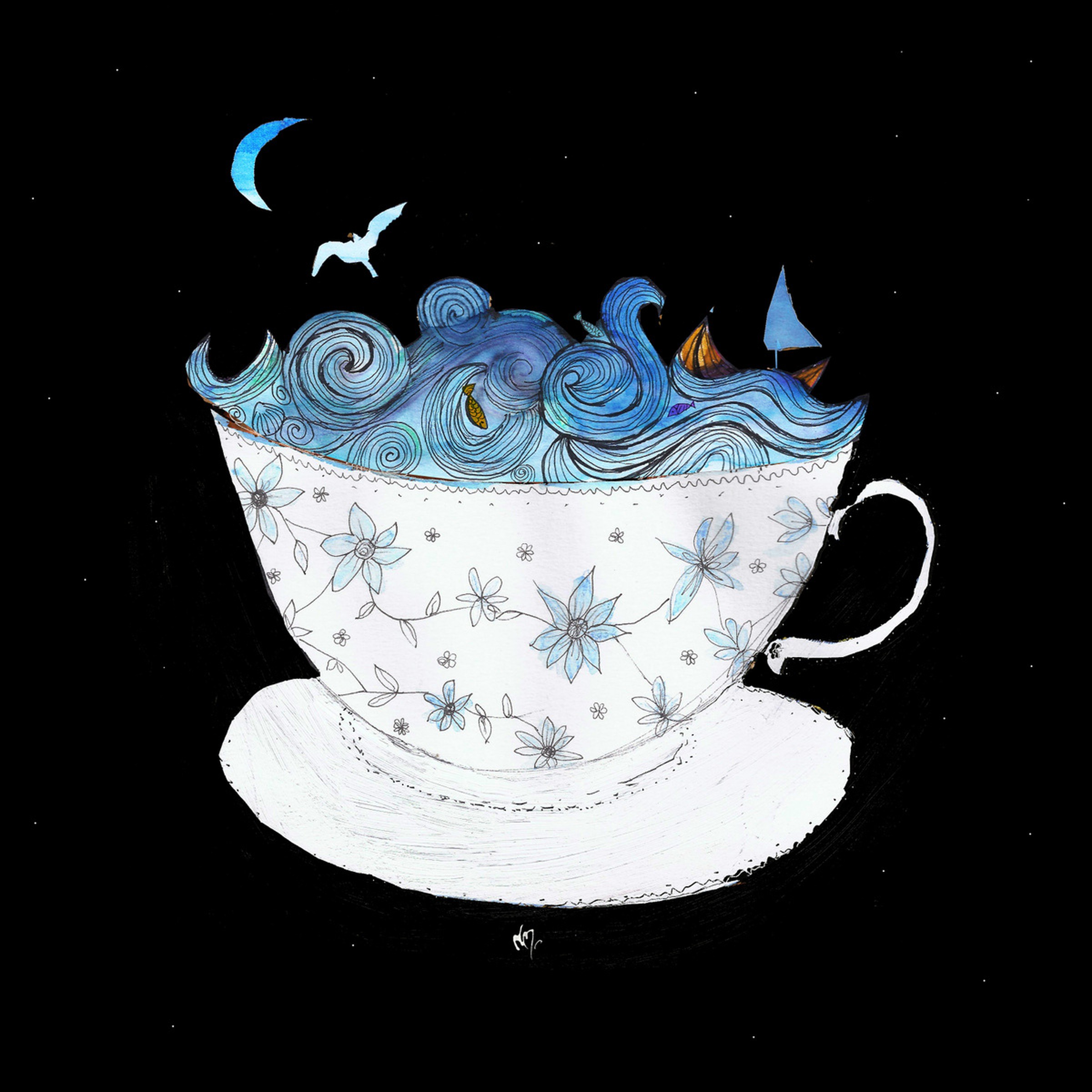 A Storm In A Teacup By Nancy M Chara Artfinder