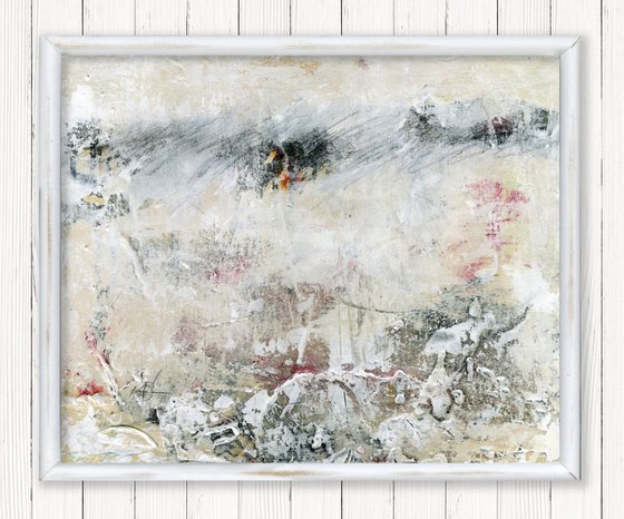 The Passage Of Time - Framed Abstract Painting by Kathy Morton Stanion