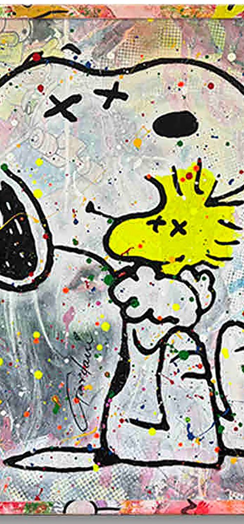 Snoopy a Hug for You by Gardani Art