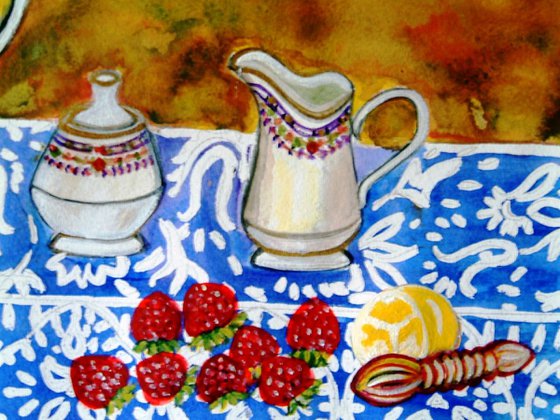 Time for Tea still life painting