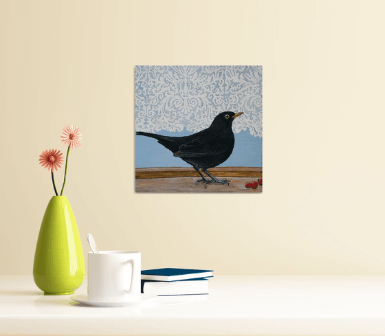 The blackbird and the berries