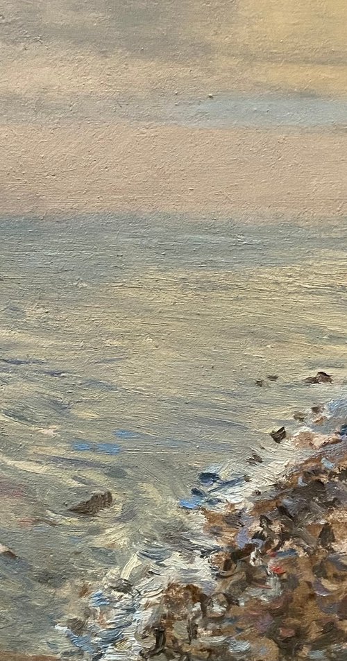 Cat by the sea by Mazen Ghurbal