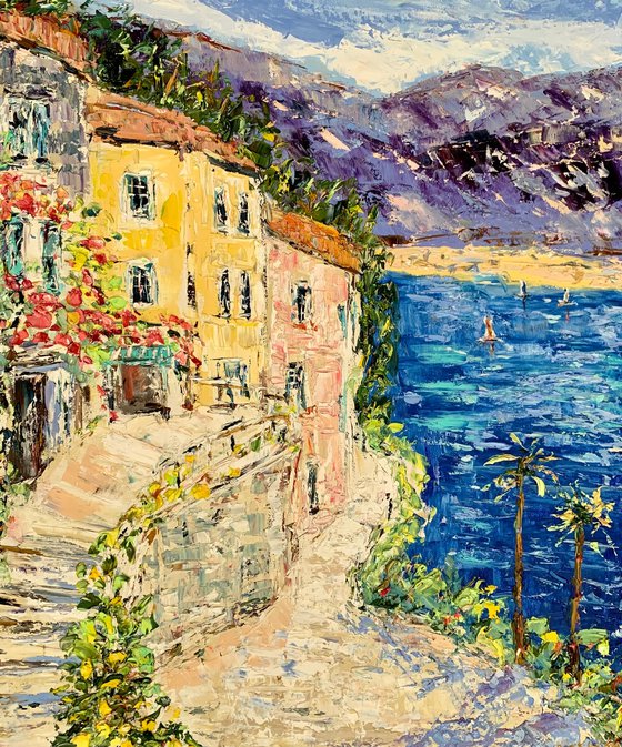 Italian village by the sea