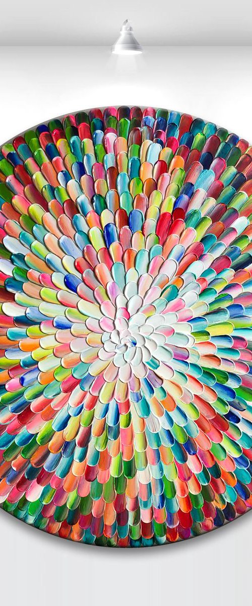 'Vere Corolla ' - 30x30” by Tatiana Georgieva
