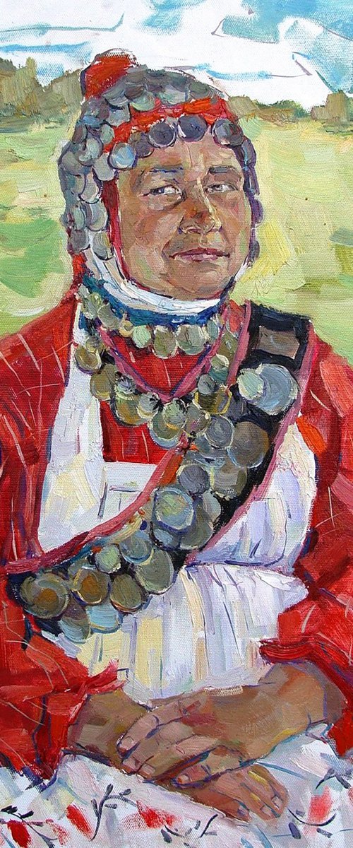 Chuvash Gioconda by Yuliia Pastukhova