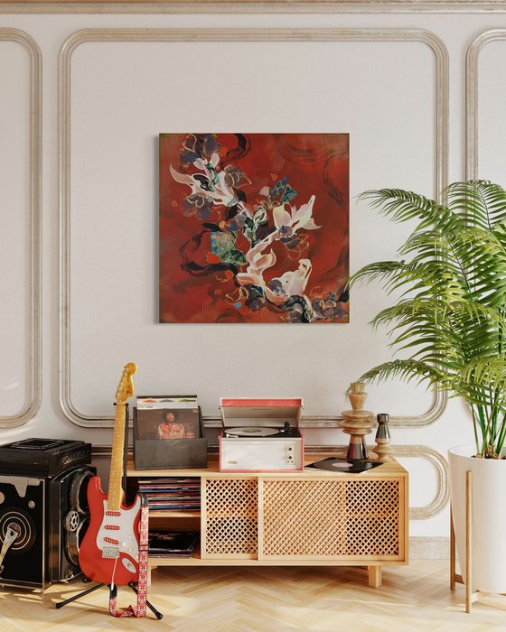 Silk, Lacquer and Cinnabar