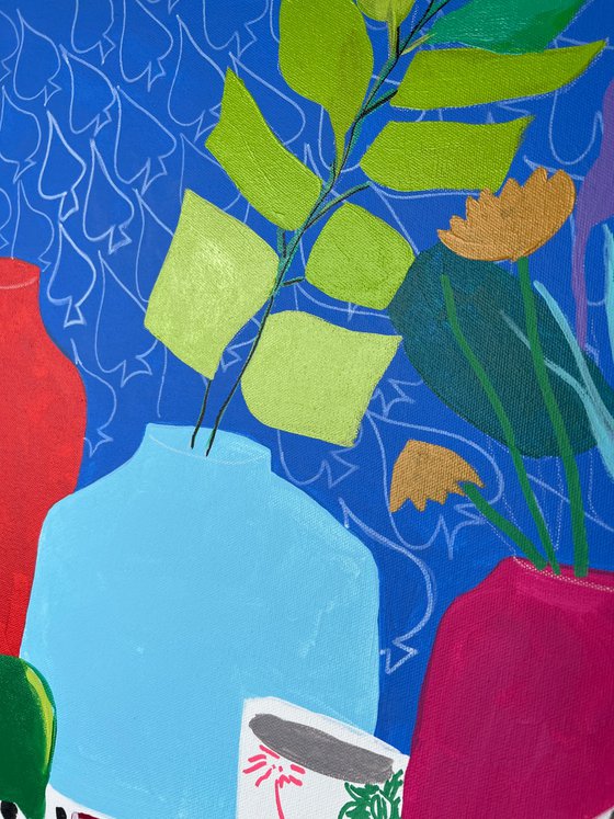Bold Colorful Table Setting