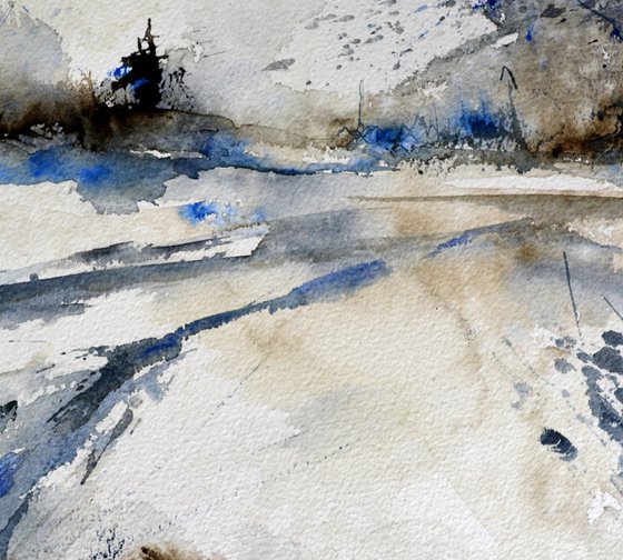 Frozen whispers -watercolor