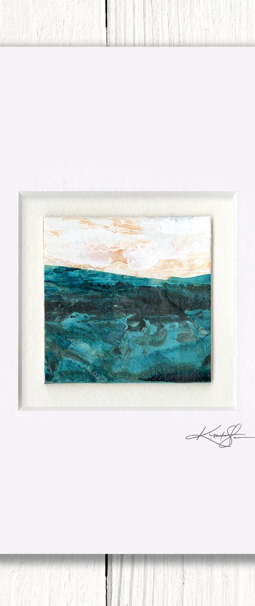Mystical Land 322 - Textural Landscape Painting by Kathy Morton Stanion by Kathy Morton Stanion