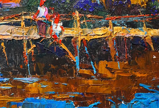 Evening freshness by the river