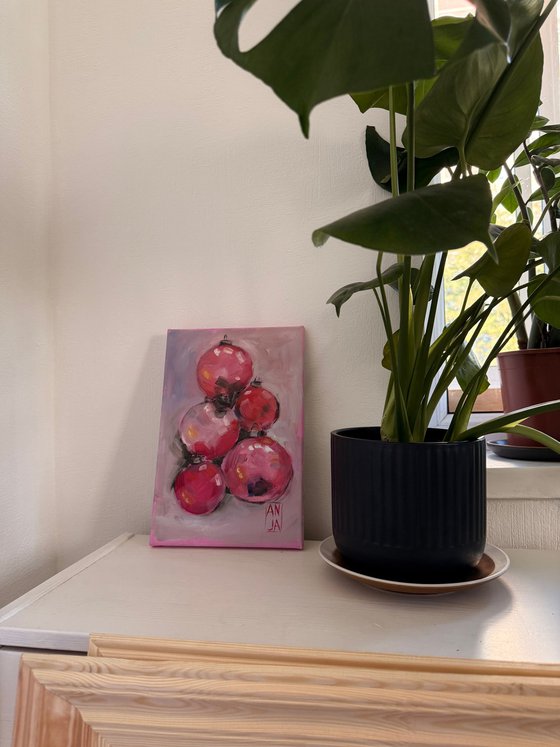 Christmas Pink Baubles