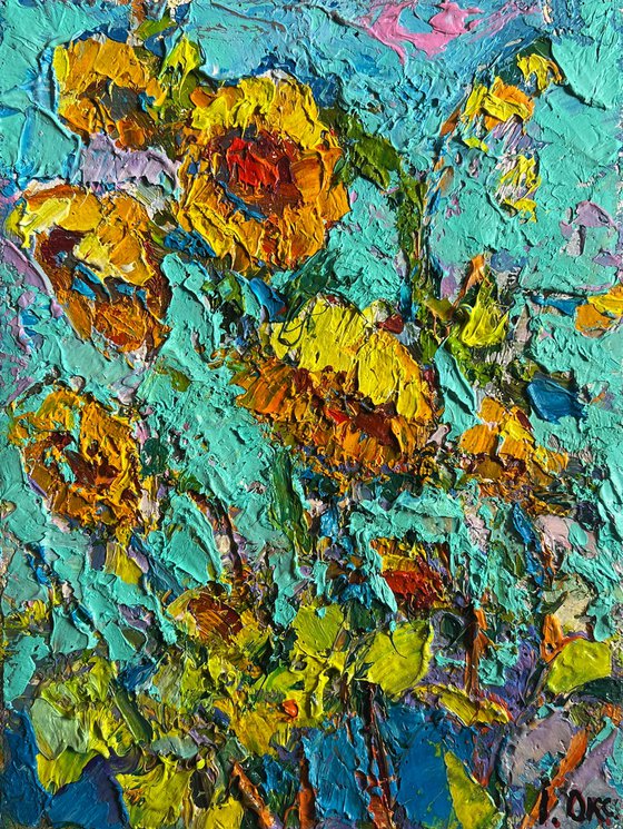 Sunflowers in the field