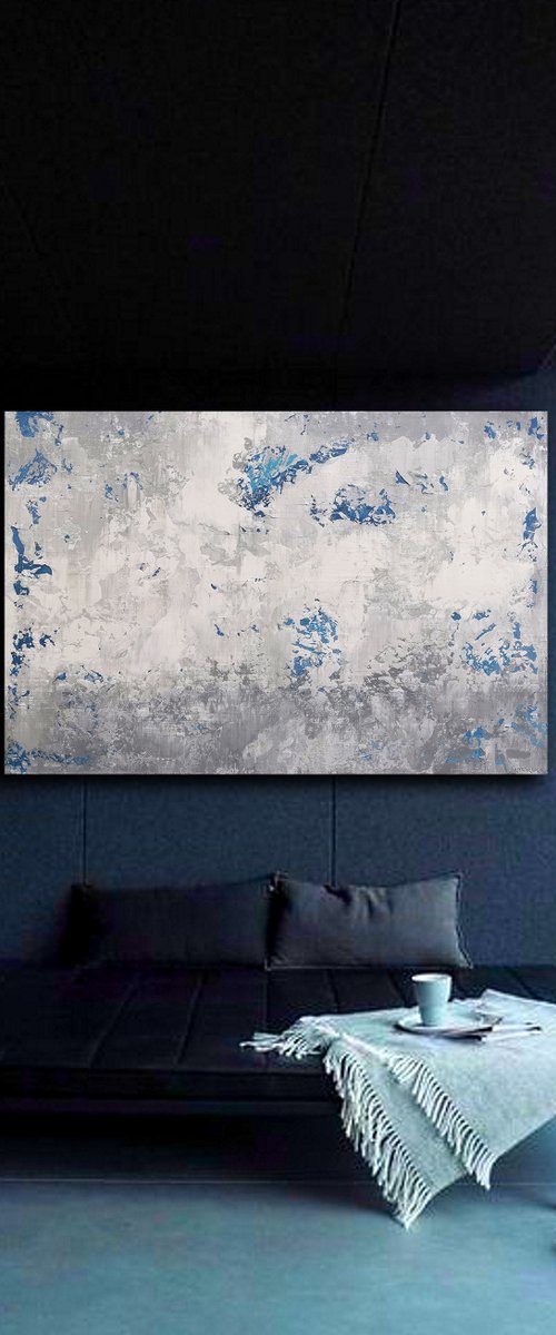 150x100cm. / abstract painting / Abstract 2157 by Alex Senchenko