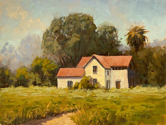 Farmhouse landscape