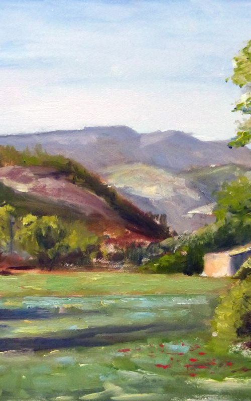 Landscape of Sisteron by Isabelle Boulanger