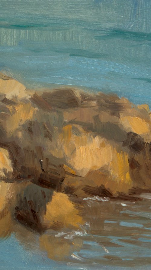 Rocks in evening light by Daniel Thoms