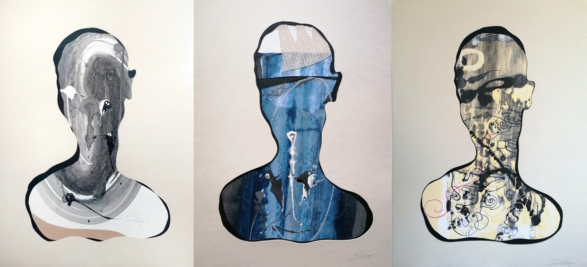 Surrealistic Acrylic Painting , S3M By Stefano Mazzolini, 59 X 28, Artwork For Sale On Artfinder