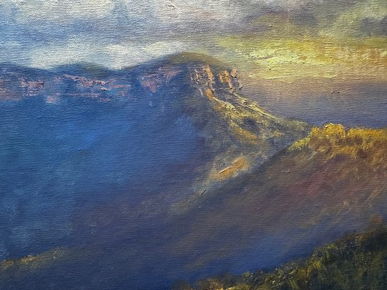 Sunset at Mt Solitary