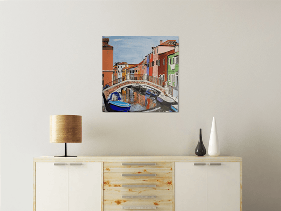 Bridge in Burano, Venice