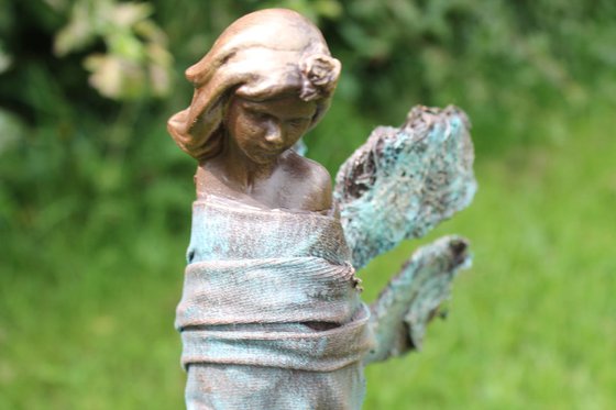 "Faith " Guardian Angel Sculpture