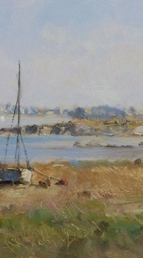 Boat Low Tide by Pascal Giroud
