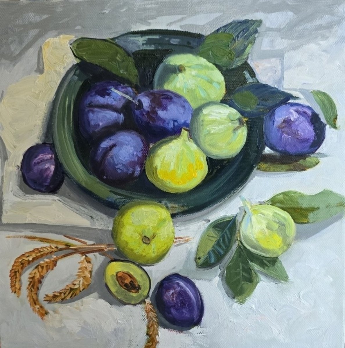 Harvest Velvet By Gulshaba Abbasova, 20 X 20, Artwork For Sale On Artfinder