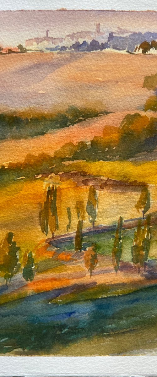 Sunset in Italy by Nataliia Nosyk