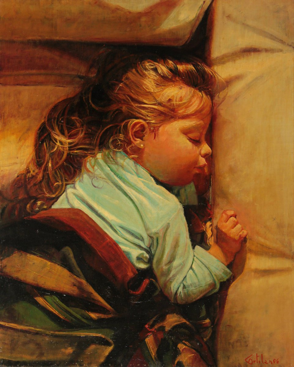 Photorealistic Oil Painting , Sleeping By Marco Ortolan, 16 X 20, Artwork For Sale On Artfinder