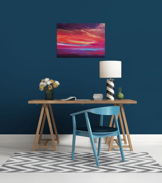 **Vitality** - Art, colourful, seascape, stunning, panoramic