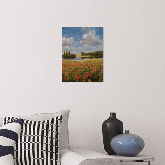 Summer impression. Poppies
