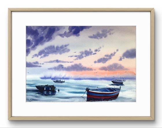 Seascapes Evening Silence