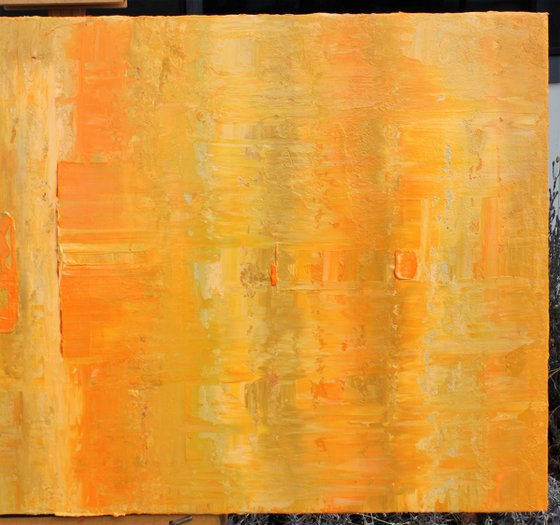 Abstract Gold Orange Ochre Concept