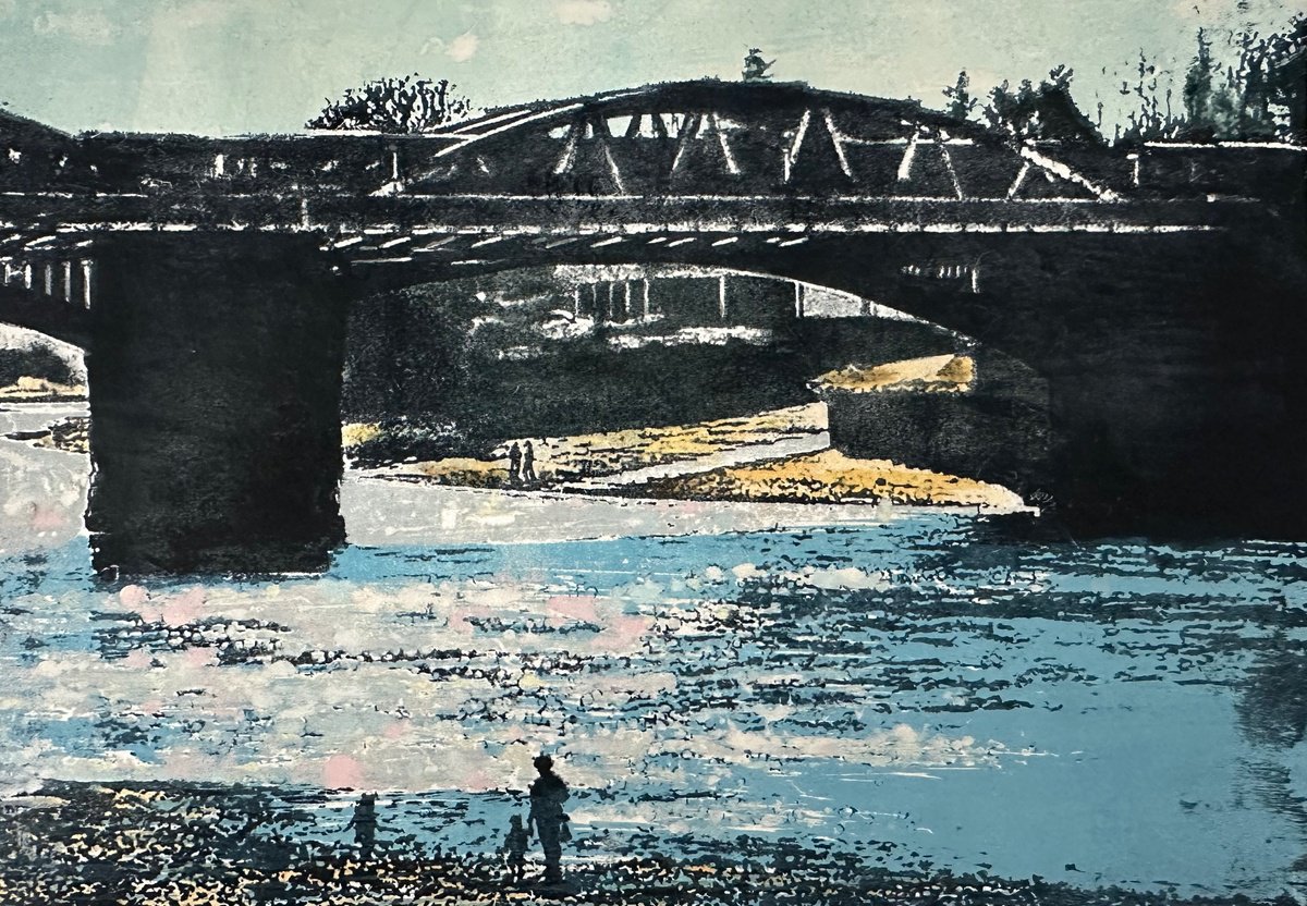 Landscape Limited Edition Print By Diane Mclellan, 15 X 11, A Supplementary Story, Original Artwork