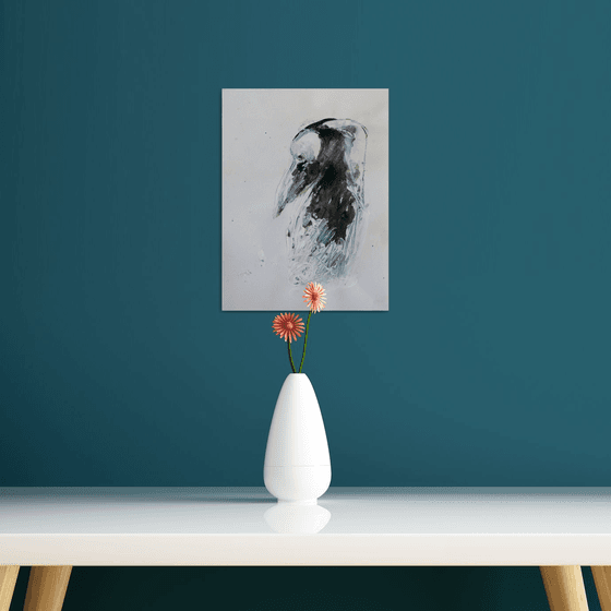 Bird Portrait 3, 24x32 cm