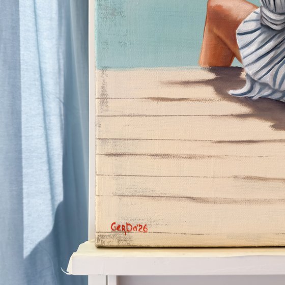 The girl on the pier