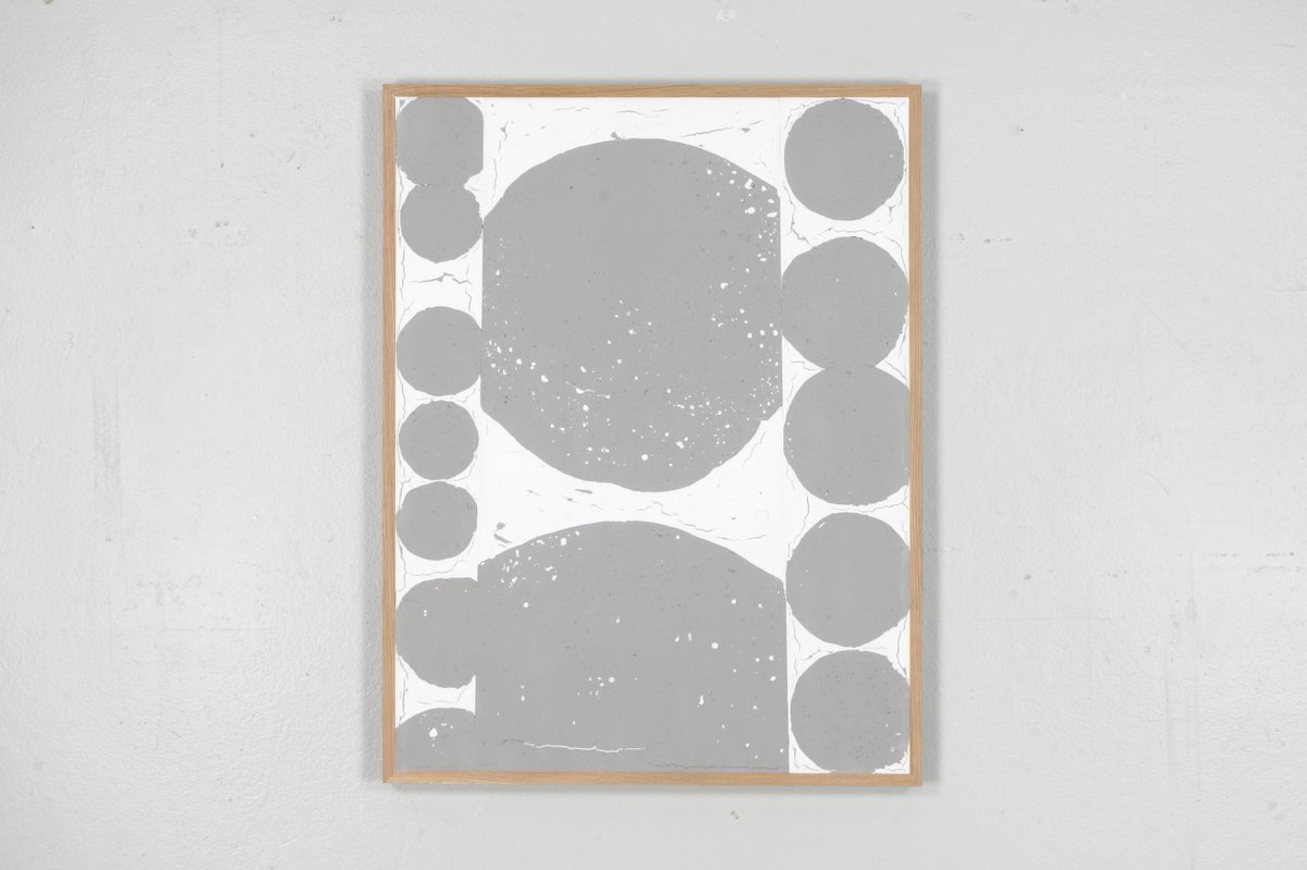 Organic Abstract Painting By Johan Soderstrom, 25 X 33, #285 Membrane, Original Artwork