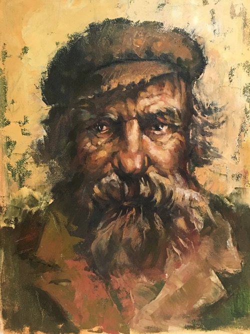 Old hutsul by Yuriy Ivashkevych