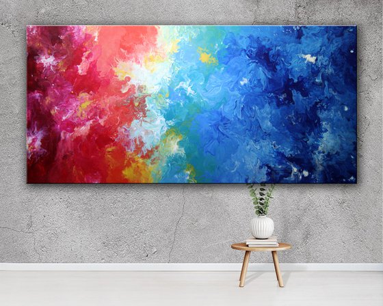 My Fantasies - Extra Large Abstract Painting