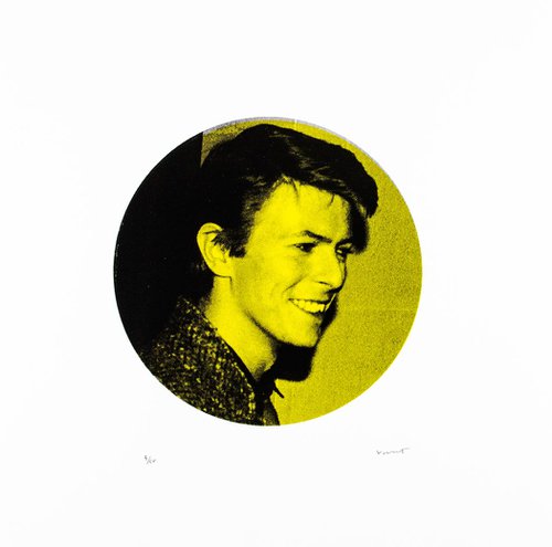 David Bowie Café Royal -Vatican Yellow by Vincent McEvoy
