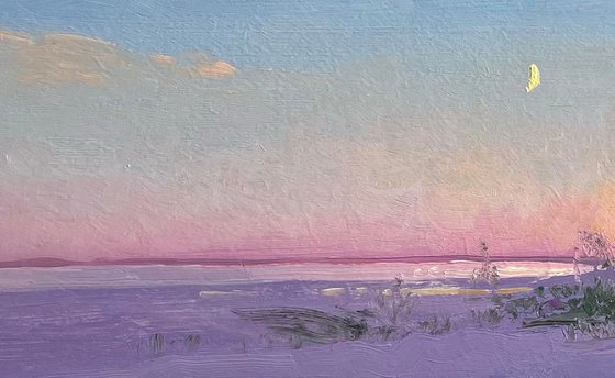 In the winter silence