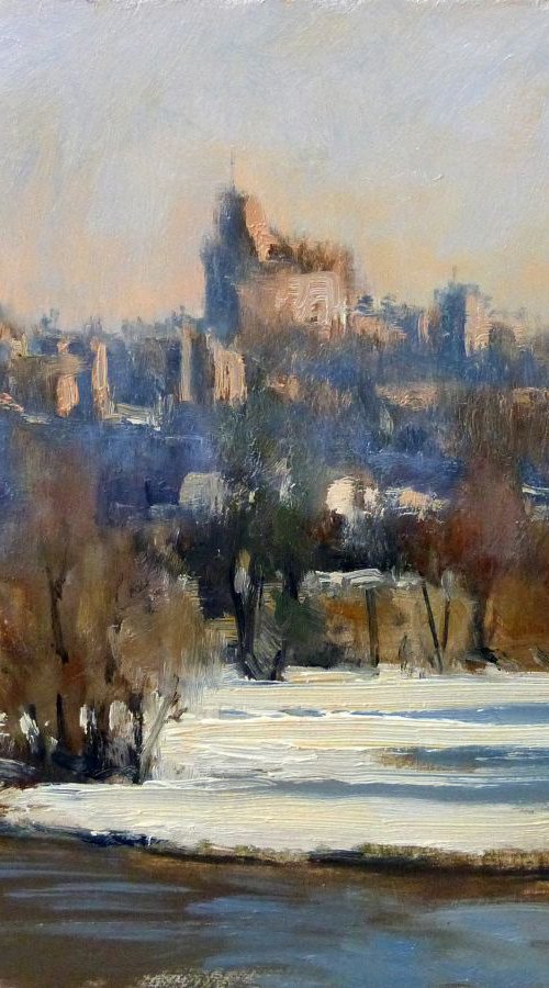 Windsor under Snow by Pascal Giroud