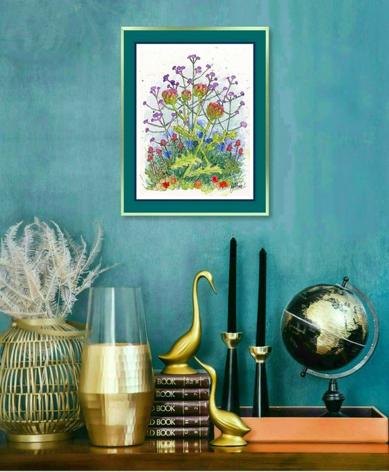 Artichokes and Verbena