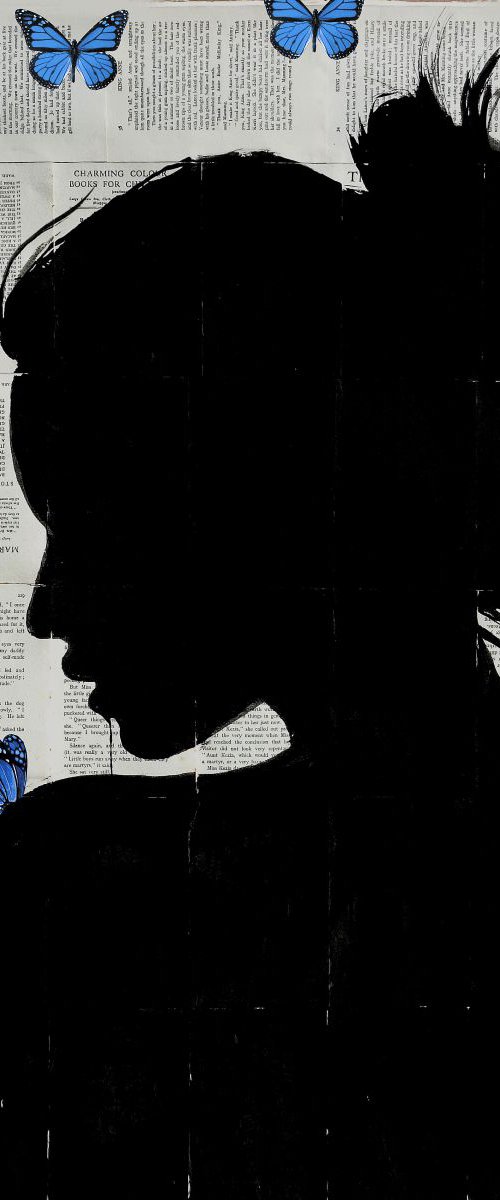 PAPILLON BLEU by Loui Jover
